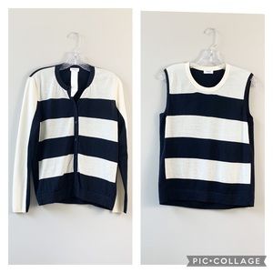 AKRIS PUNTO Wool Cardigan Sweater Set